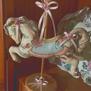 Vintage Carousel Soft stuff horse